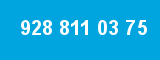 928 811 03 75 928 811 03 75